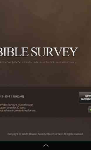 Bible Video Survey 1