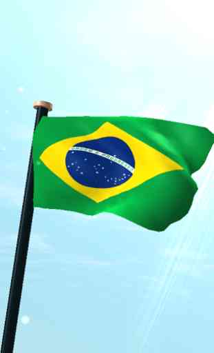Brasilia Drapeau 3D Gratuit 1
