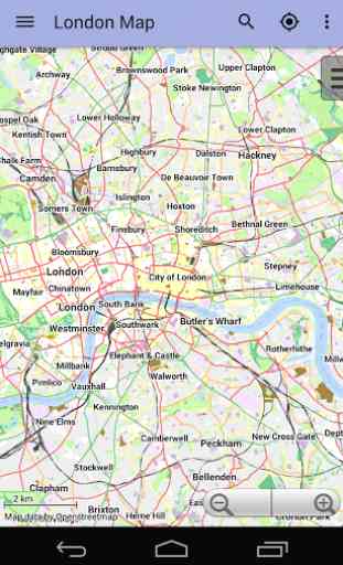 Carte de Londres hors-ligne 1