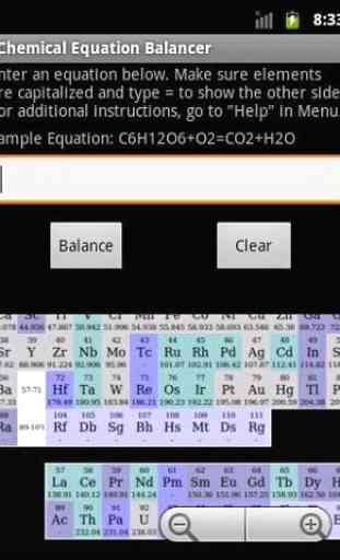 Chemical Equation Balancer 1