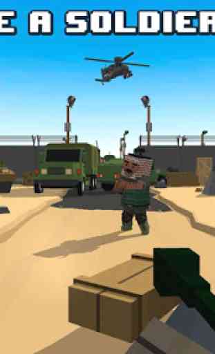 Cube War: Military Battlefield 1