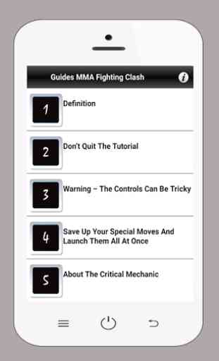 Guides MMA Fighting Clash 3