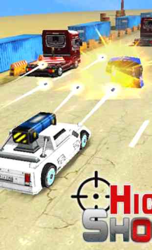 Highway Traffic Car Shooter 3d 2