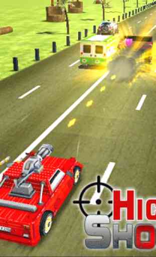 Highway Traffic Car Shooter 3d 4
