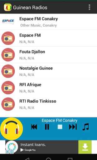 Les radios Guinéennes 1