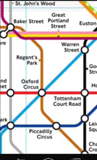 London Tube Rail Map 2