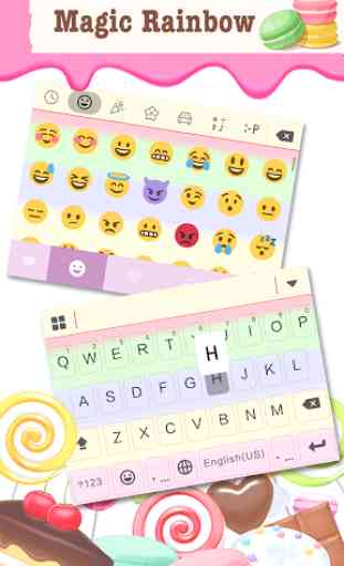 Magic Rainbow Emoji iKeyboard 3