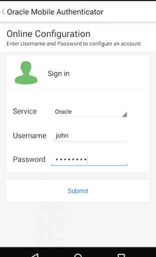 Oracle Mobile Authenticator 3