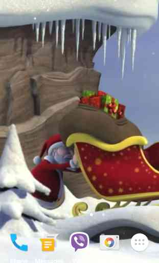 Père Noël Fond d'écran animé 2