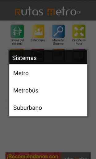 Rutas Metro y Metrobús CDMX 2