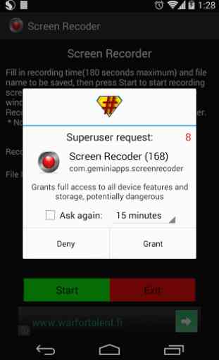 Screen Recorder for Root 2
