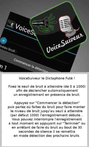 VoiceSuiveur Dictaphone 1