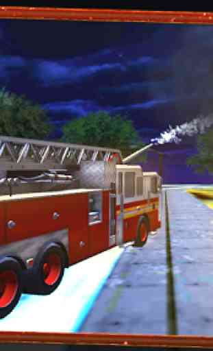 911 Fire Truck urgence 3D 4