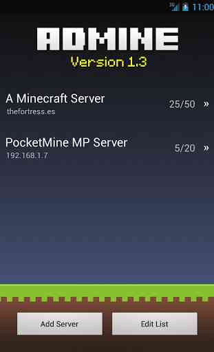 Admine - for Minecraft Servers 1