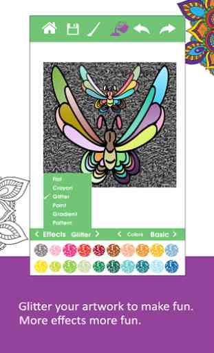 Adult Coloring For Butterfly 4