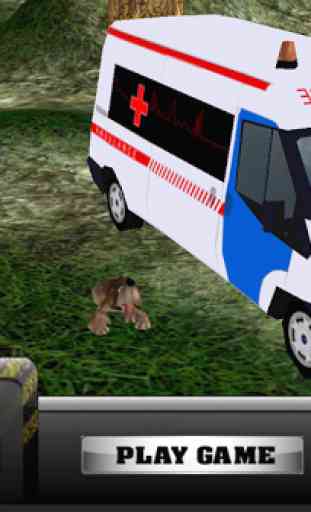 Ambulance Pet Rescue Parking 1