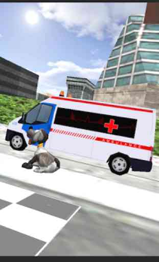 Ambulance Pet Rescue Parking 3