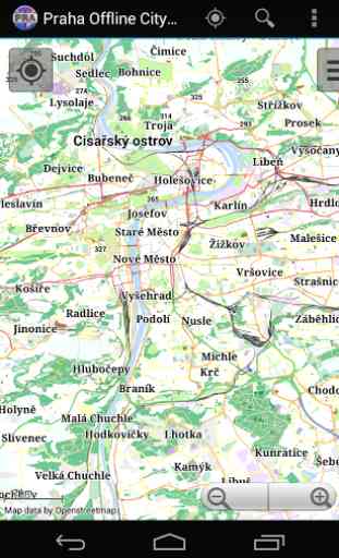Carte de Prague hors-ligne 1