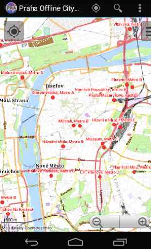 Carte de Prague hors-ligne 2