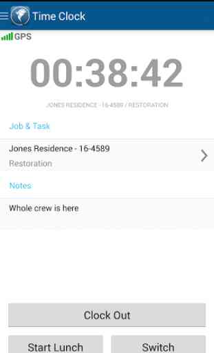 ClockShark - Time Clock App 1