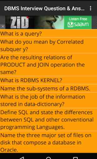 DBMS Interview Question Answer 3