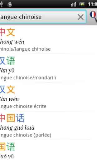 Dictionnaire Français Chinois 1