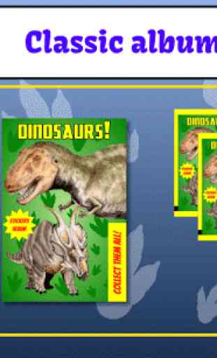 Dinosaures trivia autocollants 2