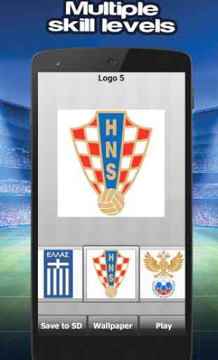 Euro 2016 jeu: Logo de puzzle 4