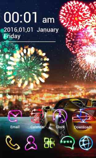 New Year GO Launcher Theme 1