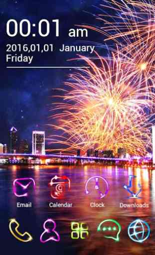 New Year GO Launcher Theme 2