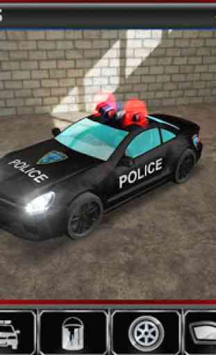 Parking 3D: voitures de police 1
