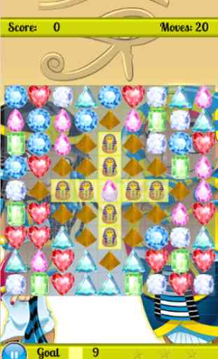 Pharaoh Diamond Curse -match 3 4