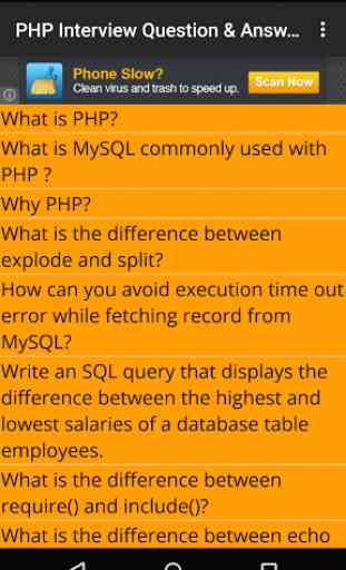 PHP Interview Question Answers 1