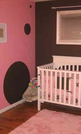 Pink and Brown Baby Room Ideas 2