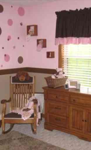 Pink and Brown Baby Room Ideas 3