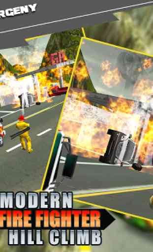 Pompier moderne:Course de côte 2