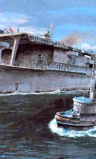 Porte-avions Warships mur 4