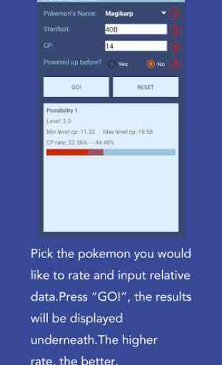 Rater for Pokemon - Lite 3