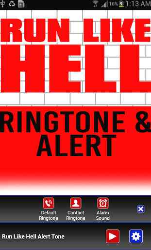 Run Like Hell Ringtone & Alert 2