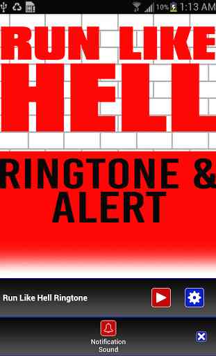 Run Like Hell Ringtone & Alert 3