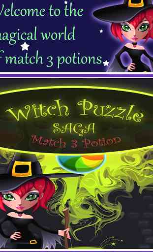 Witch Puzzle Saga Match3Potion 1
