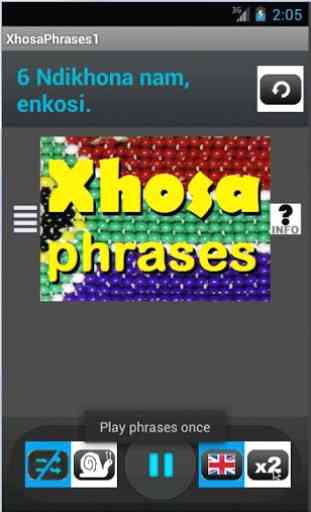 Xhosa Phrases language tutor 1