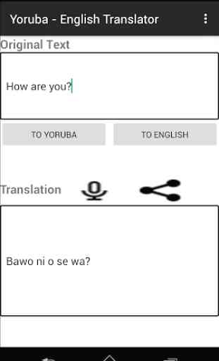 Yoruba - English Translator 1