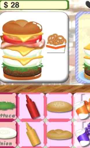 Yummy Burger kids jeux gratuit 2