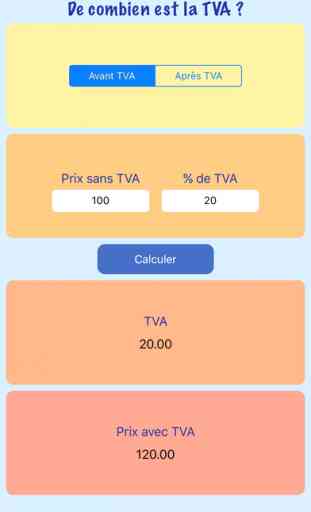 Calculatrice TVA Gratuite - Calculez les prix hors taxes ou avec T.V.A. 1