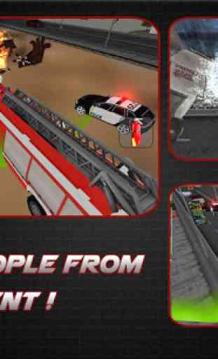 911FIRETRUCK secours d'urgence 2