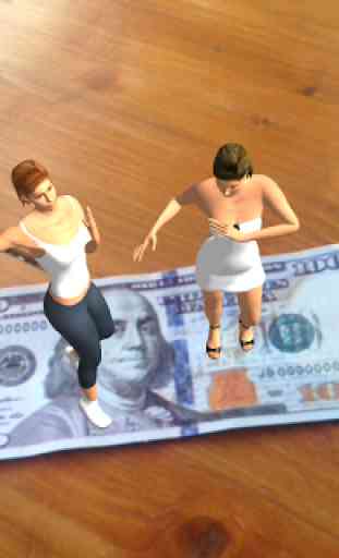AR Dancing on Paper Money 1