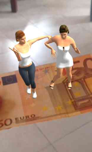 AR Dancing on Paper Money 2