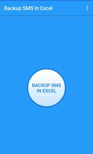 Backup SMS In Excel 1