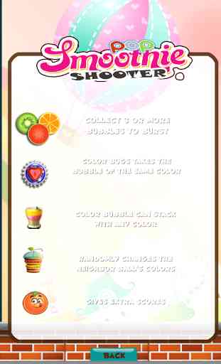 Bubble shooter Smoothie swipe 2